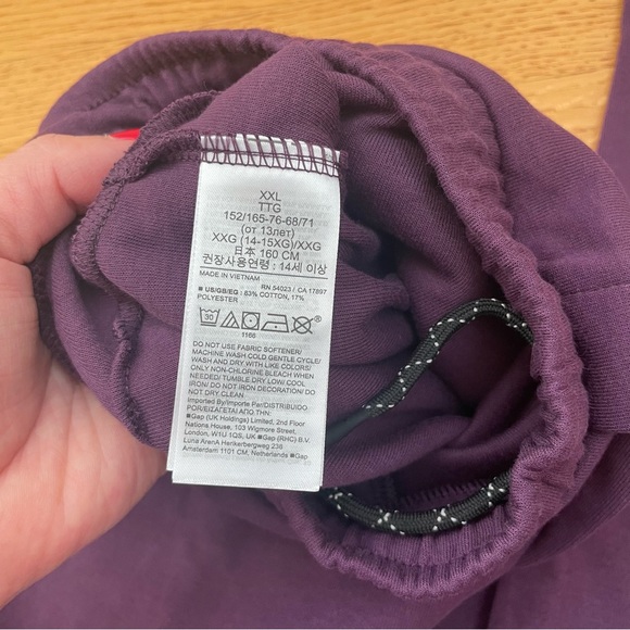 GapFit Hybrid Tech Pull-On Joggers In Deep Purple XXL - Picture 5 of 6